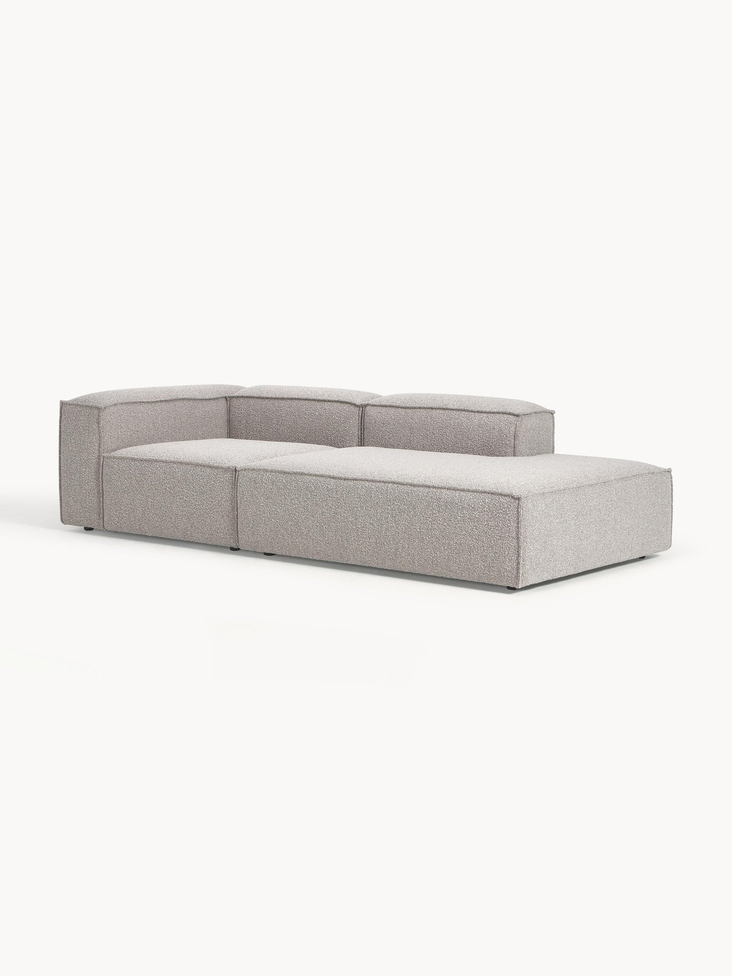 Lenzano Modular Bouclé Ottoman