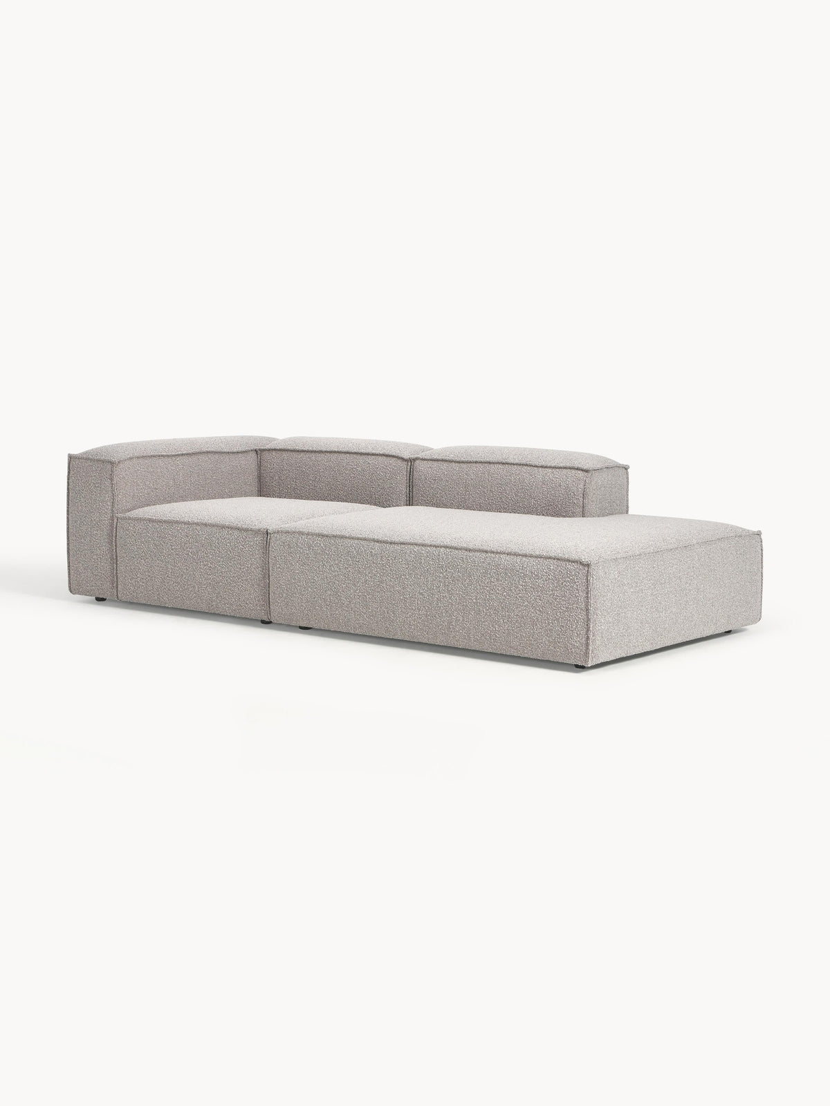 Lenzano Modular Bouclé Ottoman
