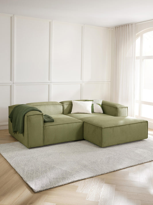 Lenzano Modular Corner Sofa (2-Seater) in Corduroy
