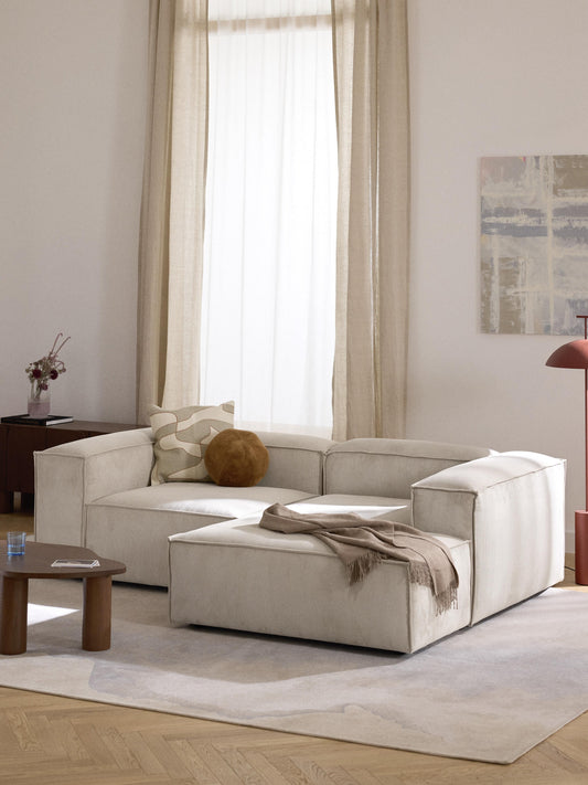 Lenzano Modular Corner Sofa (2-Seater) in Corduroy