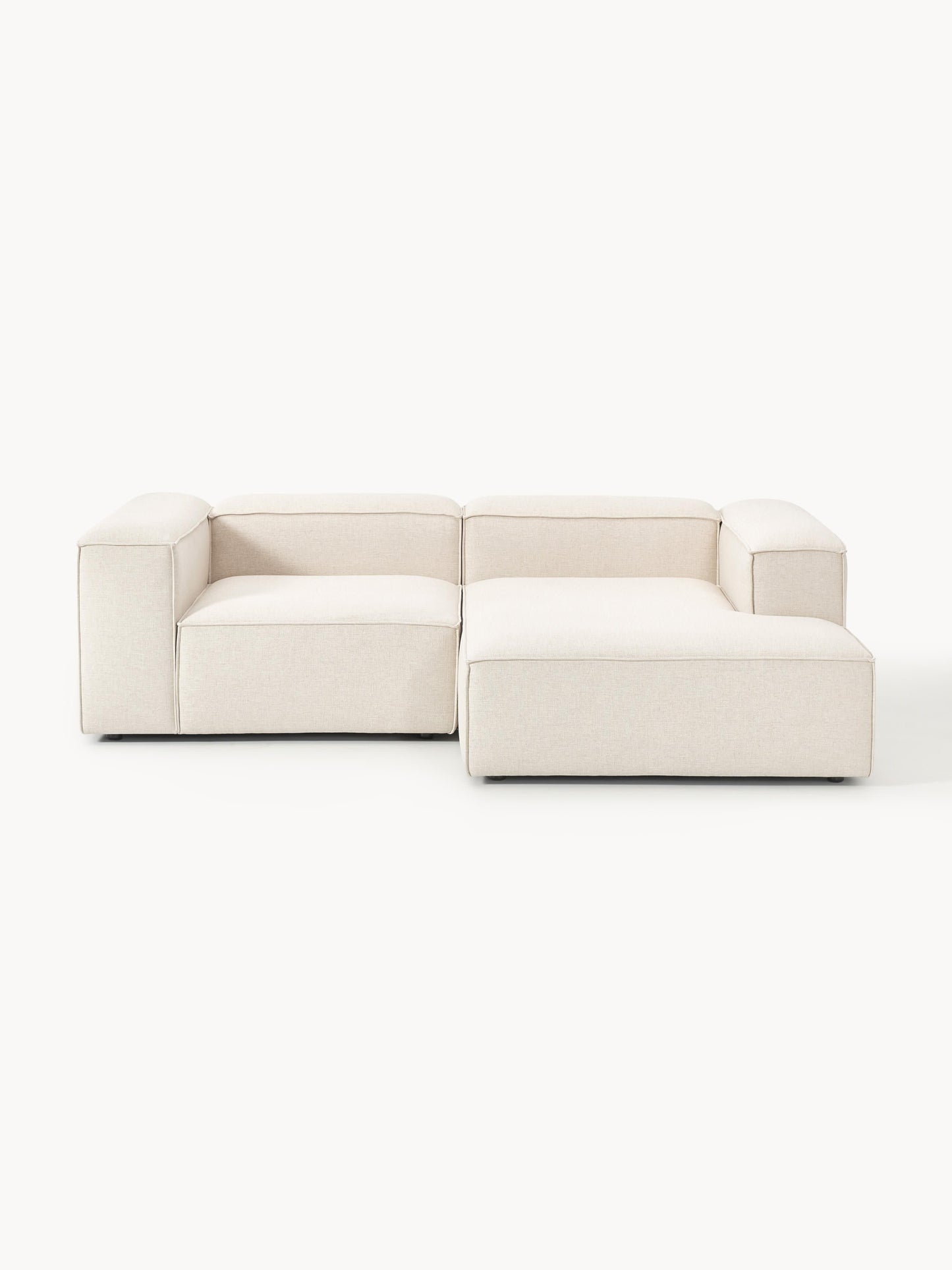 Lenzano Modular Corner Sofa (2-Seater) in Linen Blend