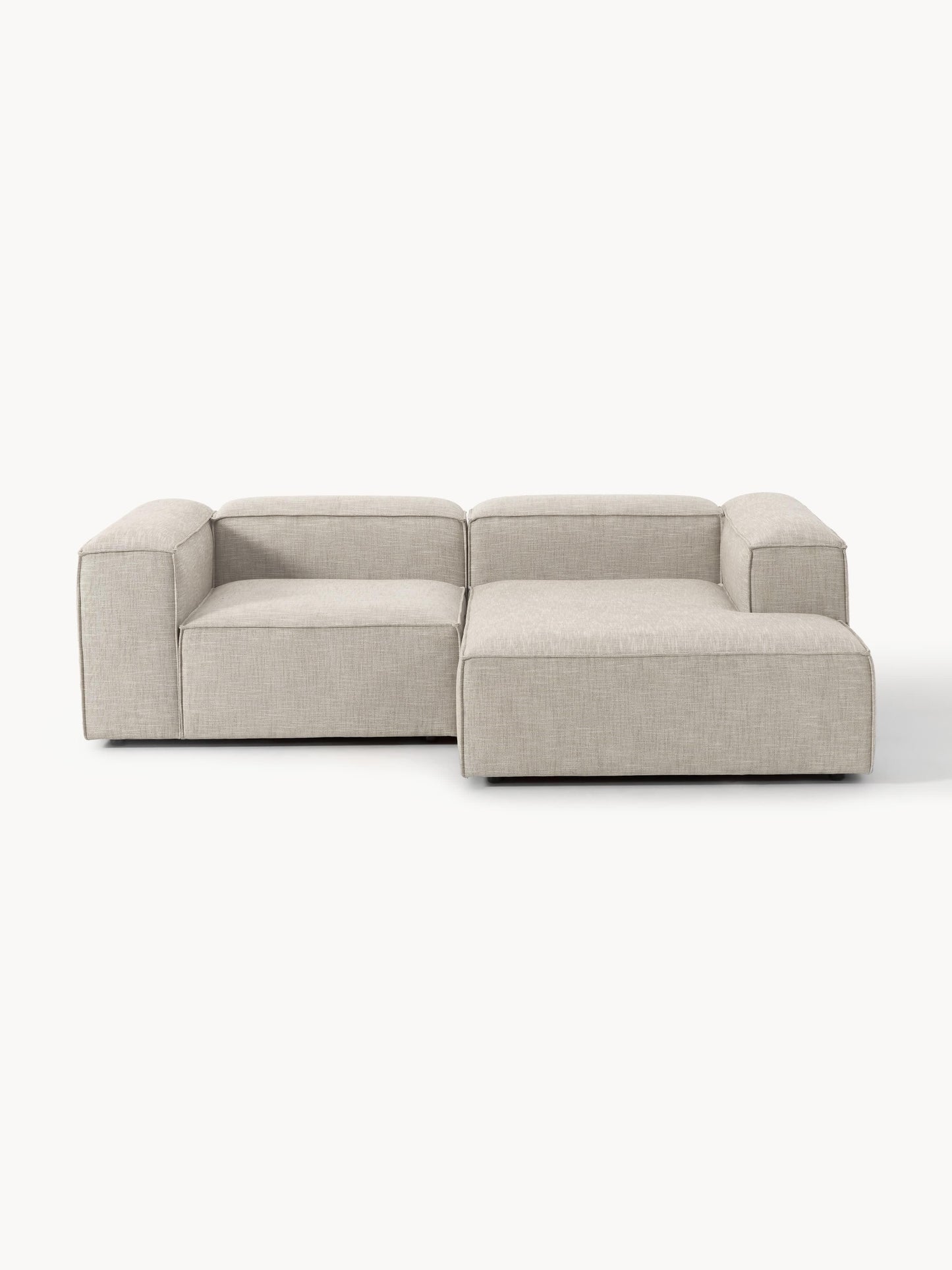 Lenzano Modular Corner Sofa (2-Seater) in Linen Blend