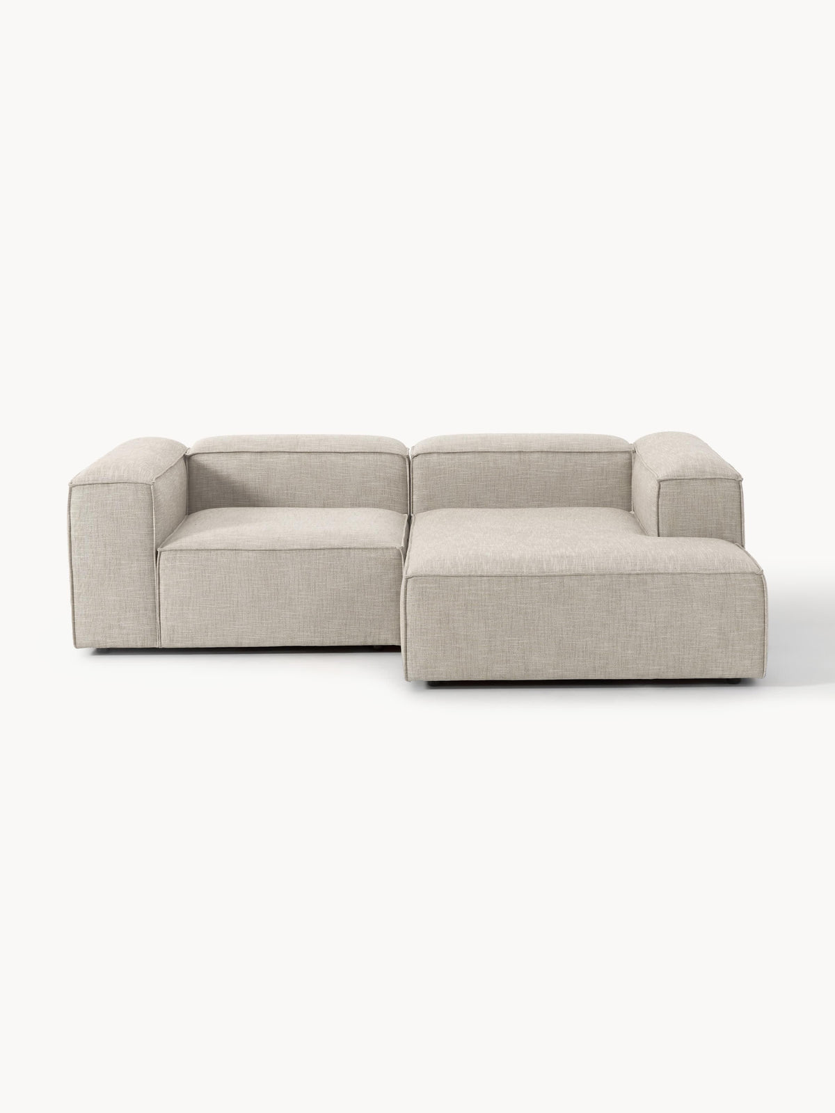 Lenzano Modular Corner Sofa (2-Seater) in Linen Blend