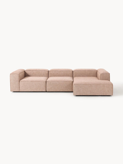Lenzano Modular Corner Sofa (4-Seater) in Linen Blend
