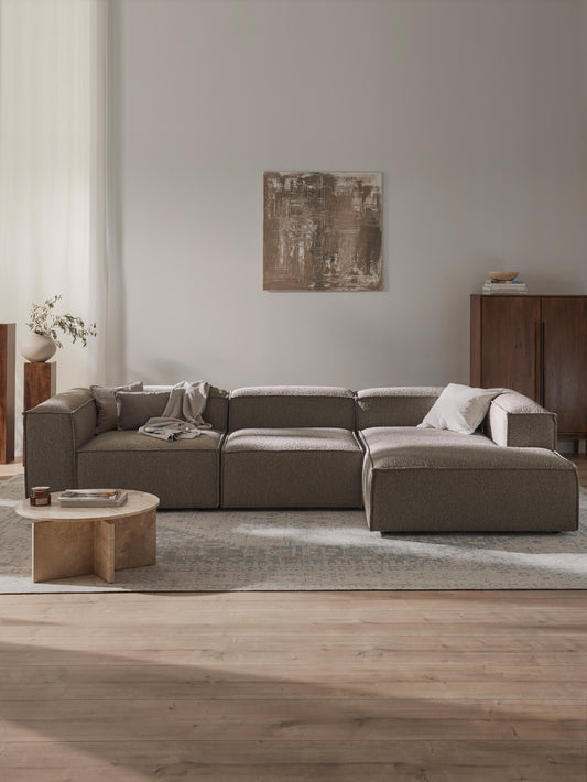 Lenzano Modular Corner Sofa in Bouclé (4-Seater)