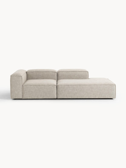 Lenzano Modular Linen Blend Ottoman