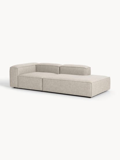 Lenzano Modular Linen Blend Ottoman