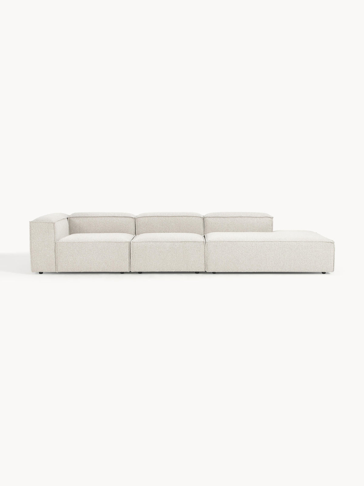 Lenzano Modular XL Bouclé Ottoman