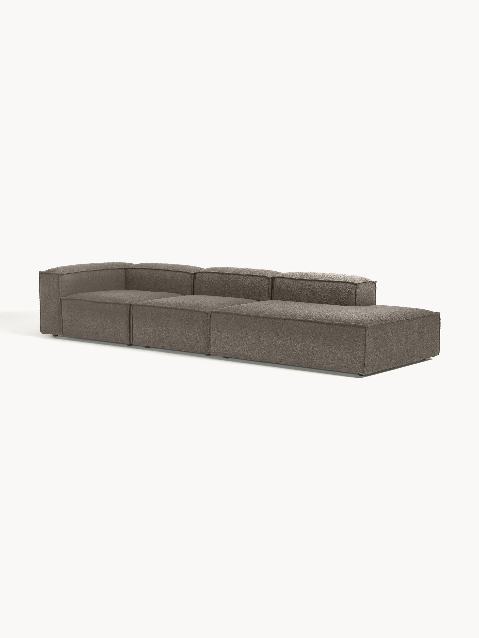 Lenzano Modular XL Bouclé Ottoman