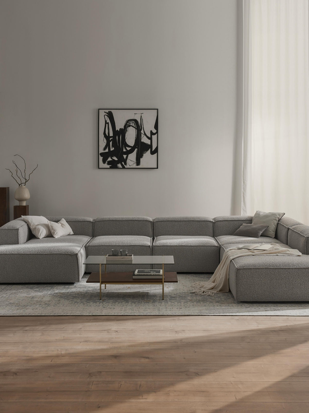 Lenzano Modular XL Bouclé Sofa