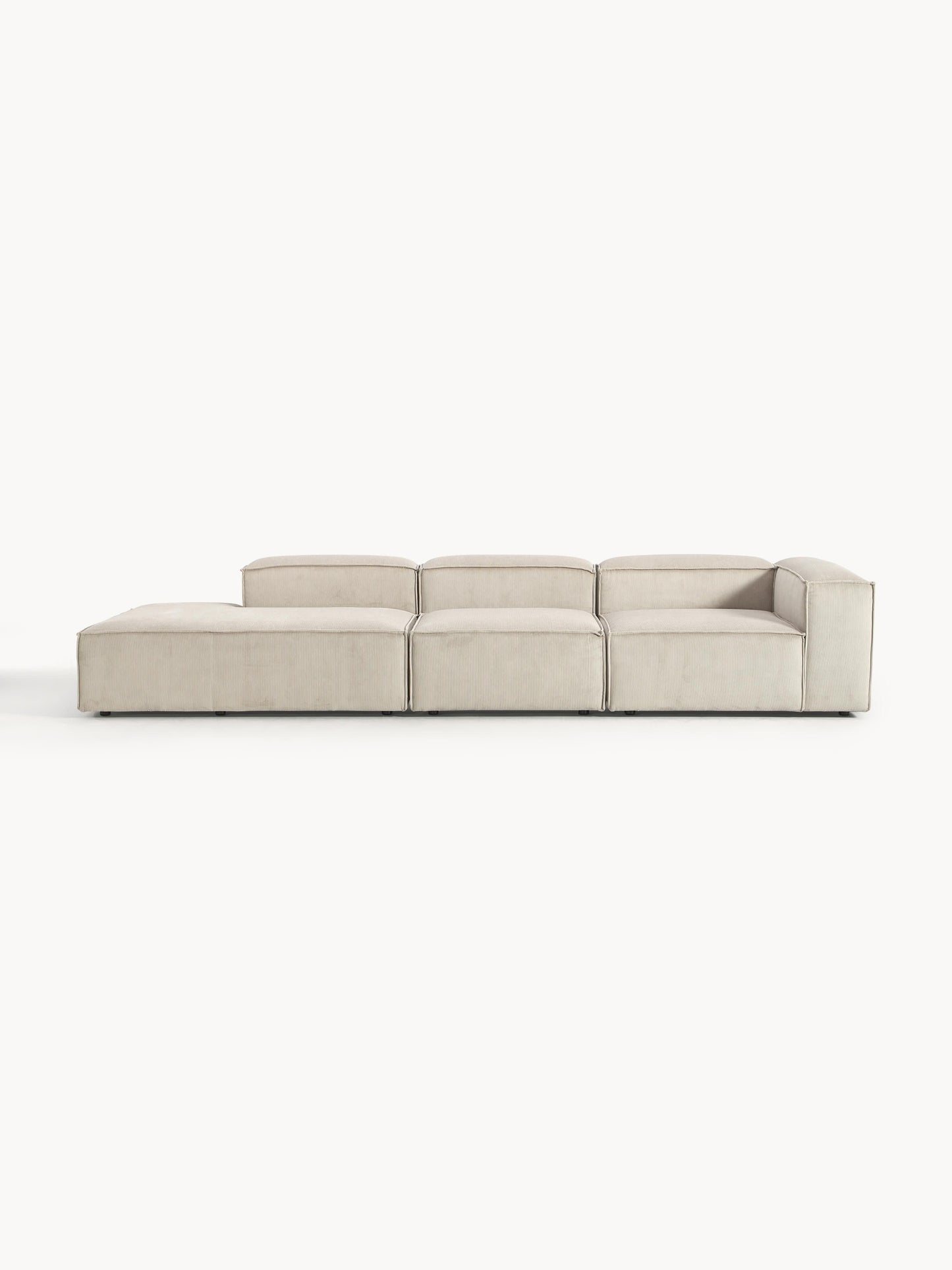 Lenzano Modular XL Corduroy Ottoman