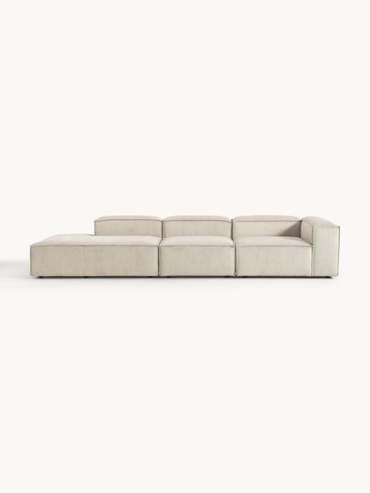 Lenzano Modular XL Corduroy Ottoman