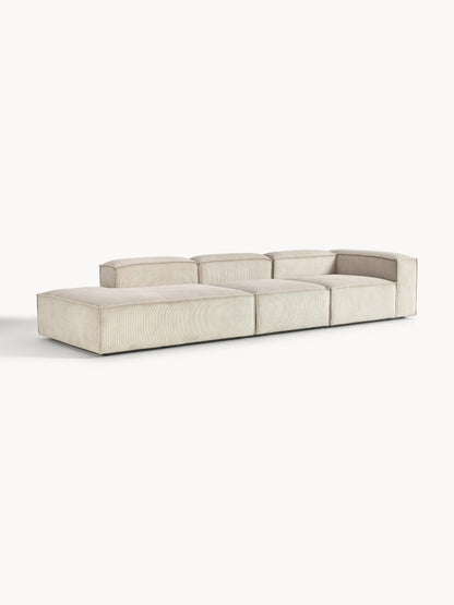 Lenzano Modular XL Corduroy Ottoman