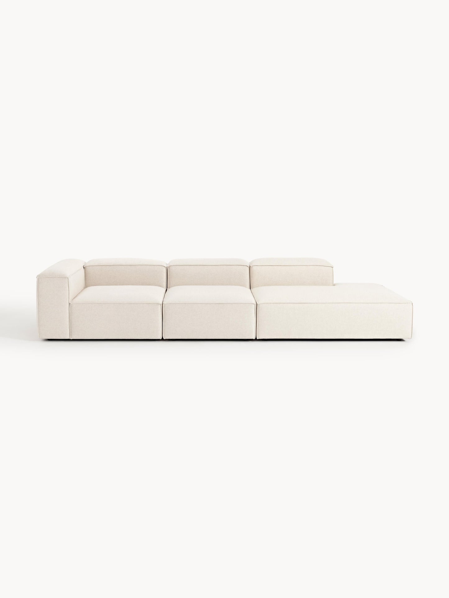 Lenzano Modular XL Ottoman in Linen Blend
