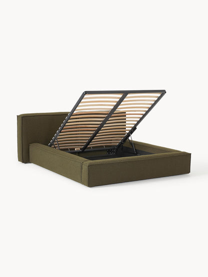 Lenzano Upholstered Bouclé Bed with Storage