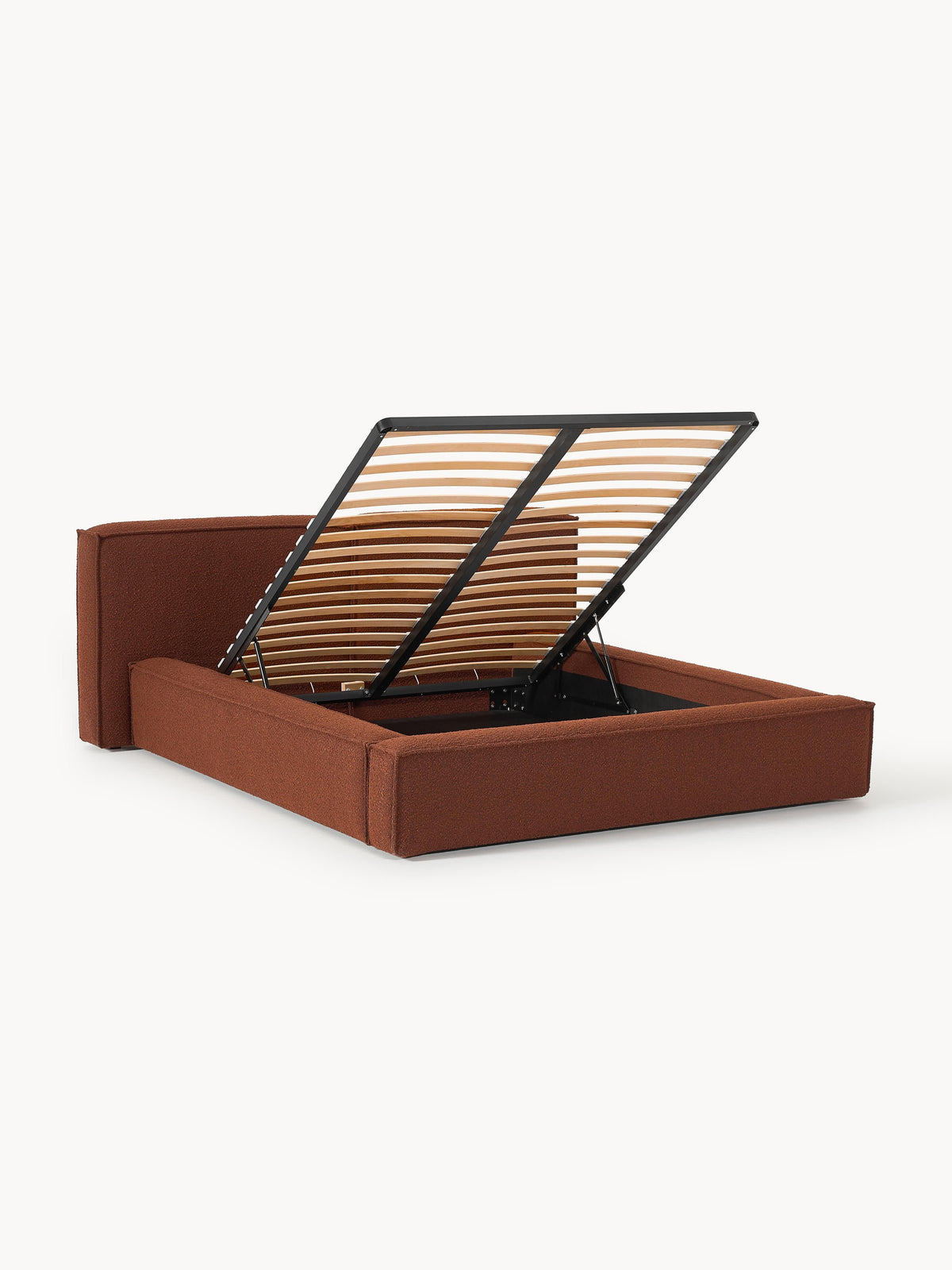 Lenzano Upholstered Bouclé Bed with Storage