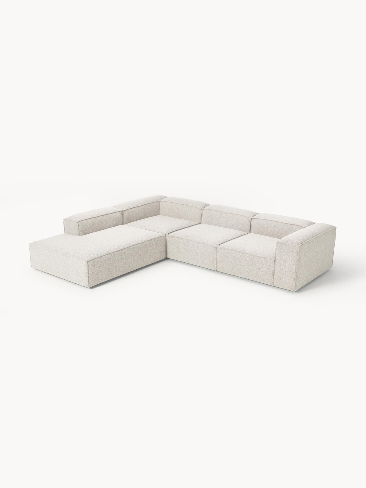 Lenzano XL Modular Bouclé Corner Sofa (4-Seater)