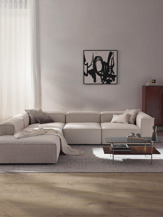 Lenzano XL Modular Bouclé Corner Sofa (4-Seater)