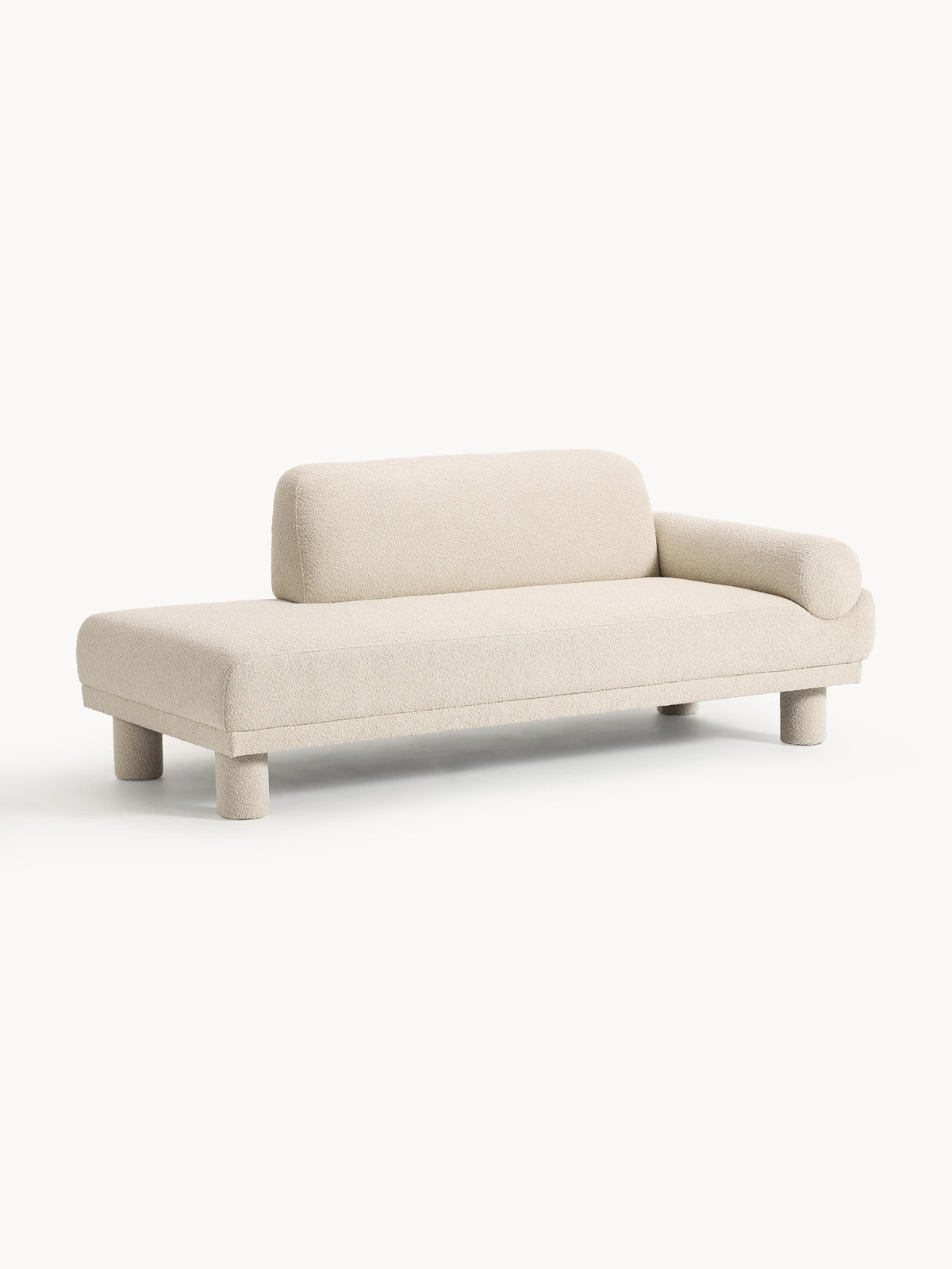 Lilriva Ottoman in Bouclé