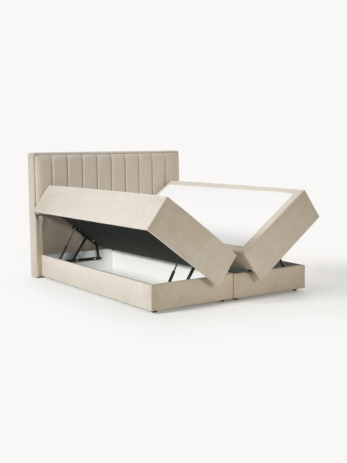 Livbella Box Spring Bed with Storage