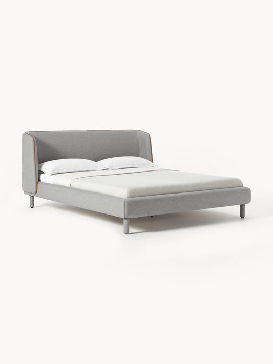 Lumbria Upholstered Bed with Headboard