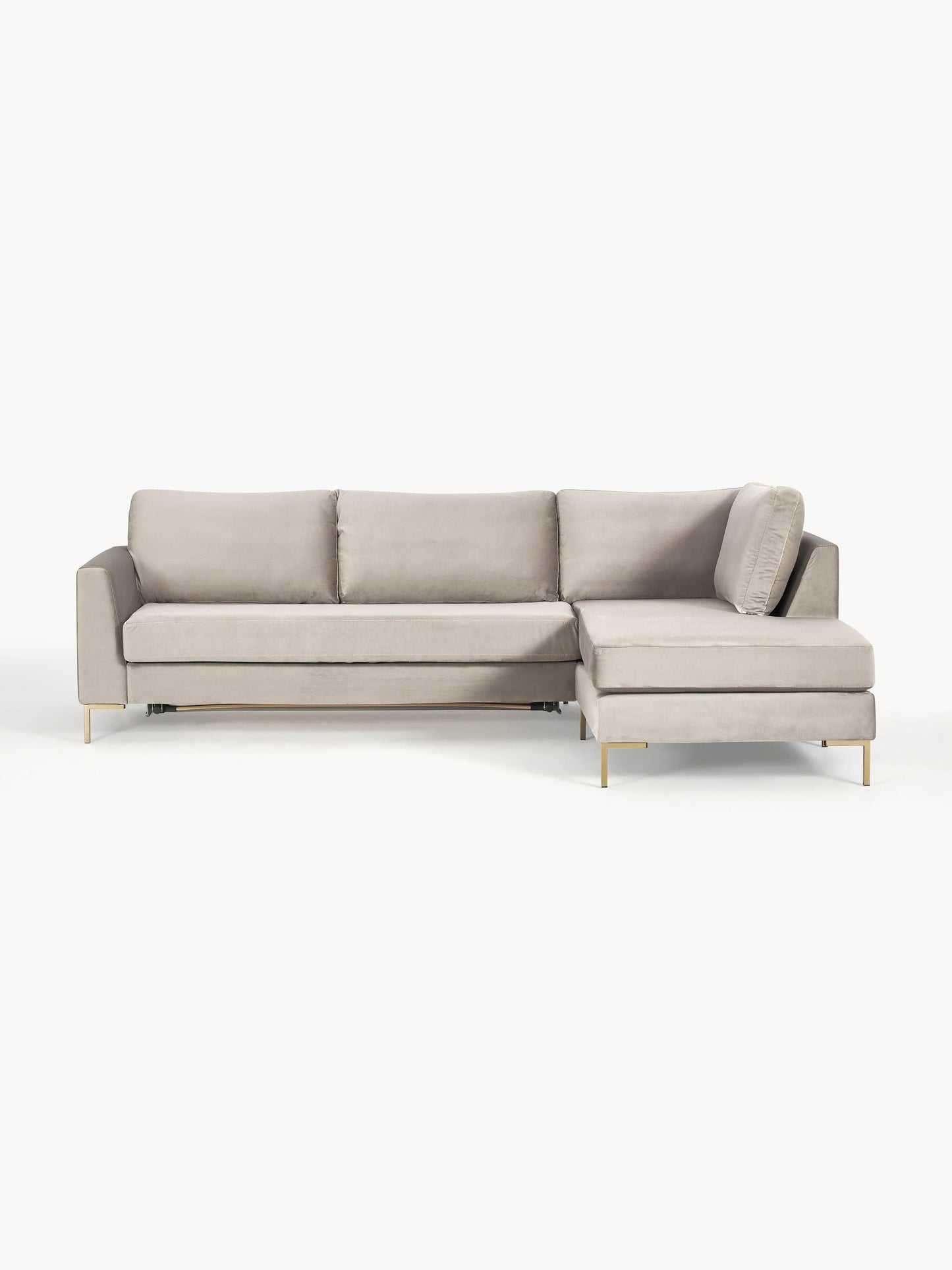 Lunmara 3-Seater Velvet Sofa Bed with Mattress