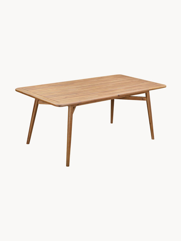 Marvetta Acacia Wood Garden Table, 180 x 90 cm