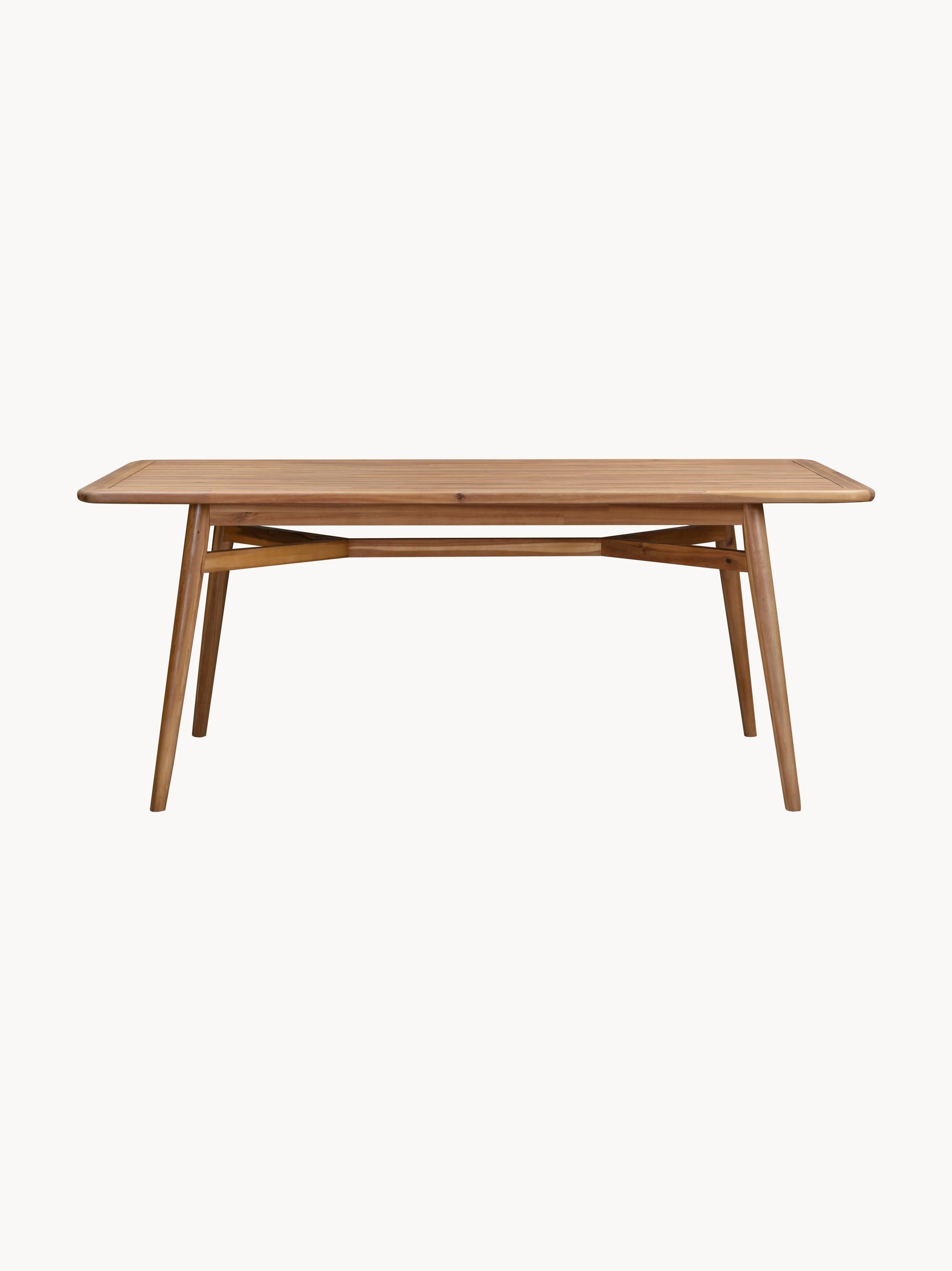 Marvetta Acacia Wood Garden Table, 180 x 90 cm
