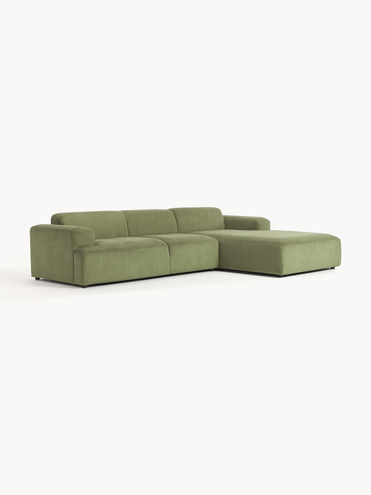 Melriva 4-Seater Corner Sofa in Corduroy