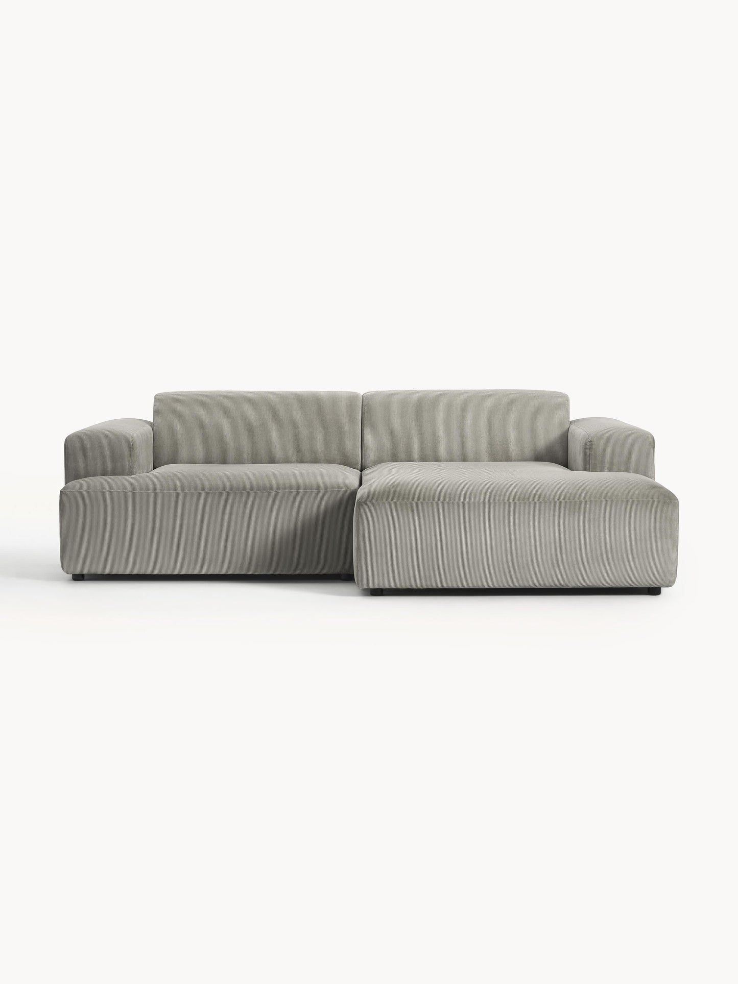 Melriva Corduroy Corner Sofa (3-Seater)
