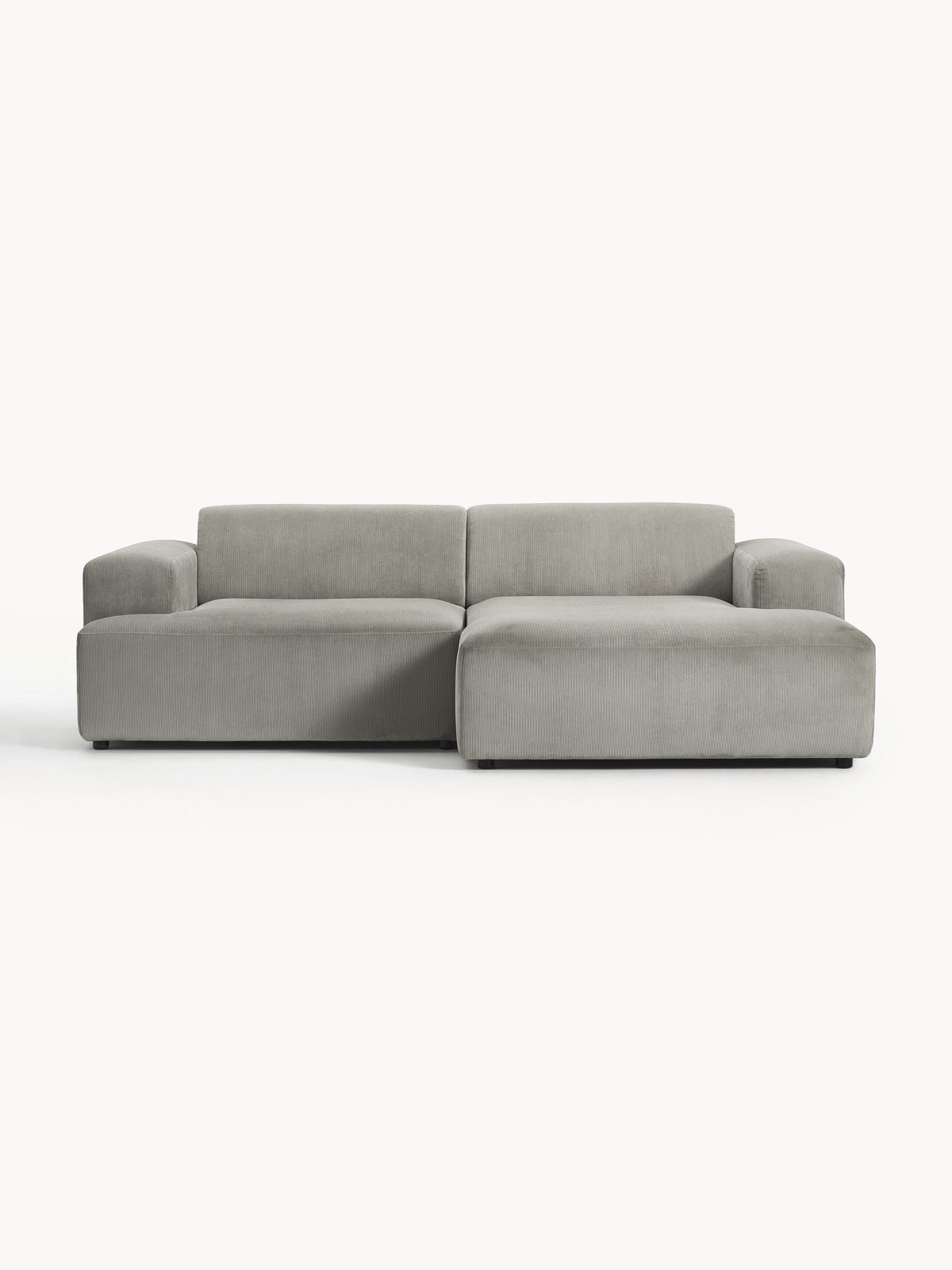Melriva Corduroy Corner Sofa (3-Seater)