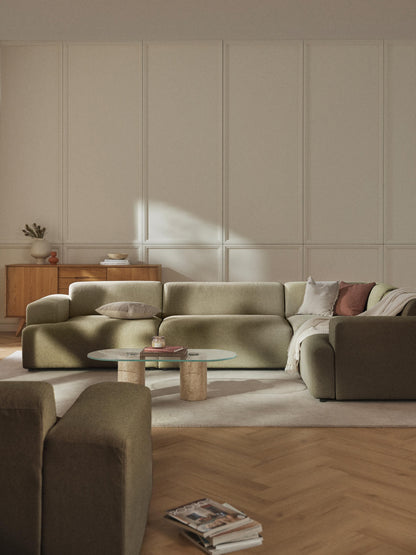 Melriva Large 4-Seater Corner Sofa