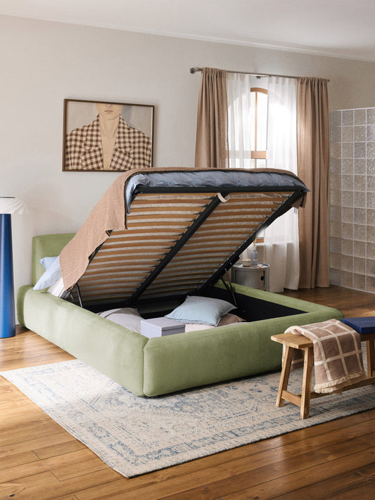 Melriva Upholstered Storage Bed