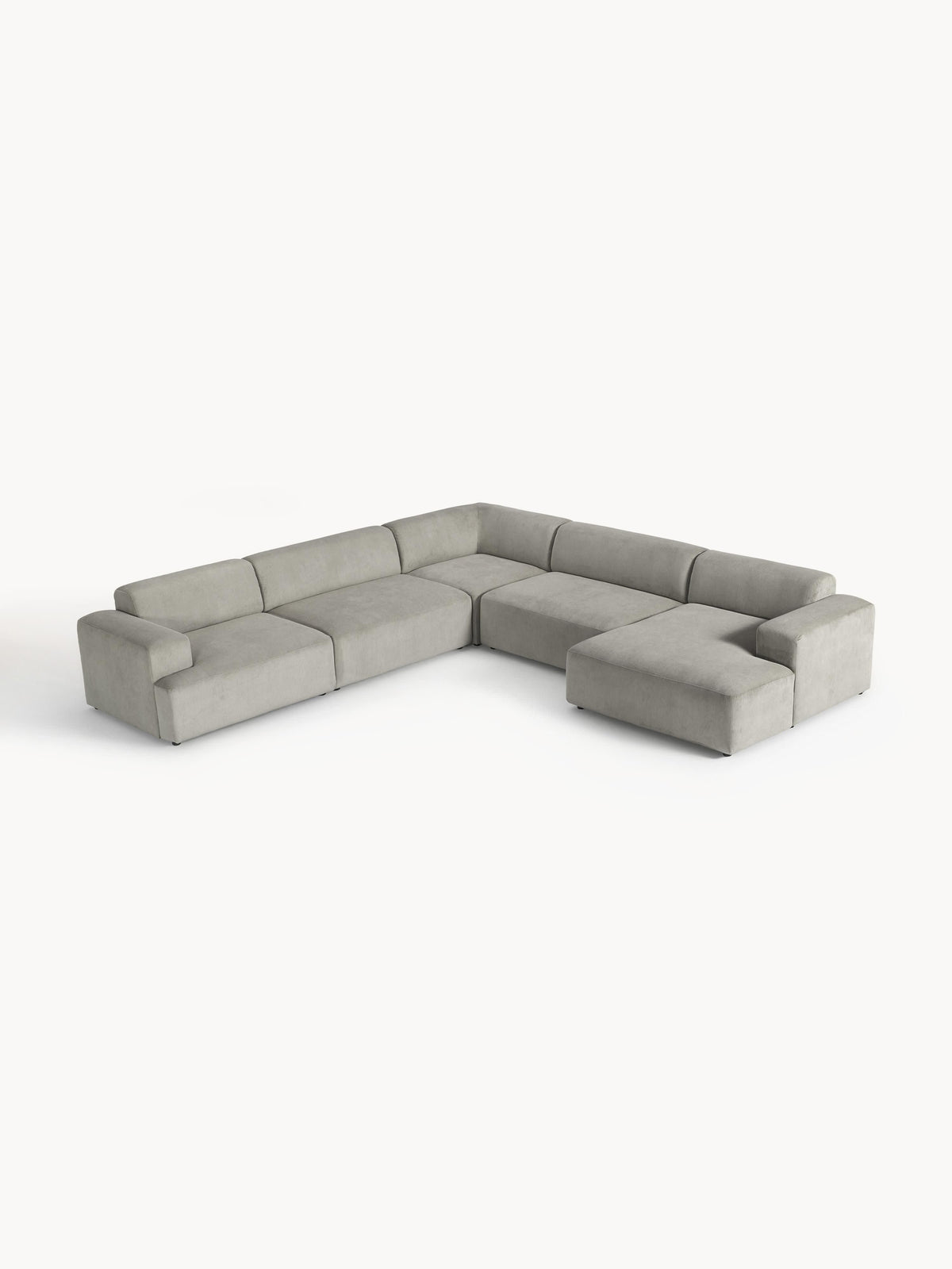 Melriva XL Corduroy Corner Sofa