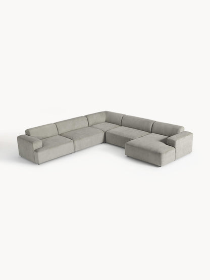 Melriva XL Corduroy Corner Sofa