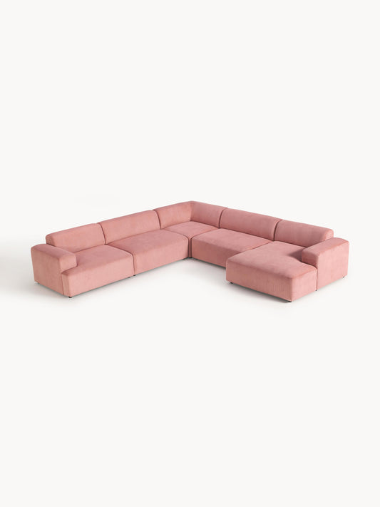 Melriva XL Corduroy Corner Sofa