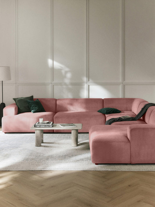 Melriva XL Corduroy Corner Sofa