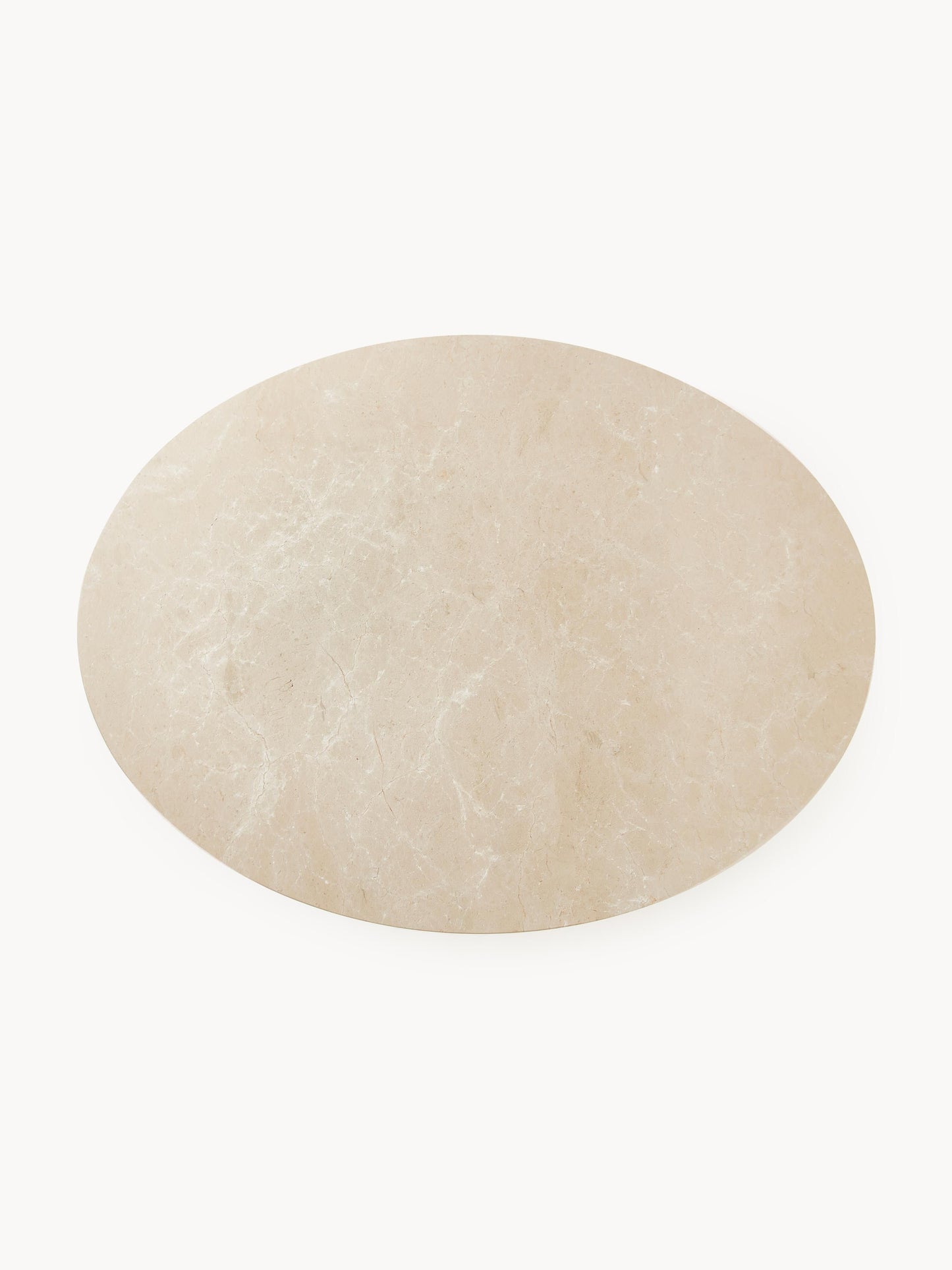 Milvetta Oval Dining Table in Marble, 120 x 90 cm
