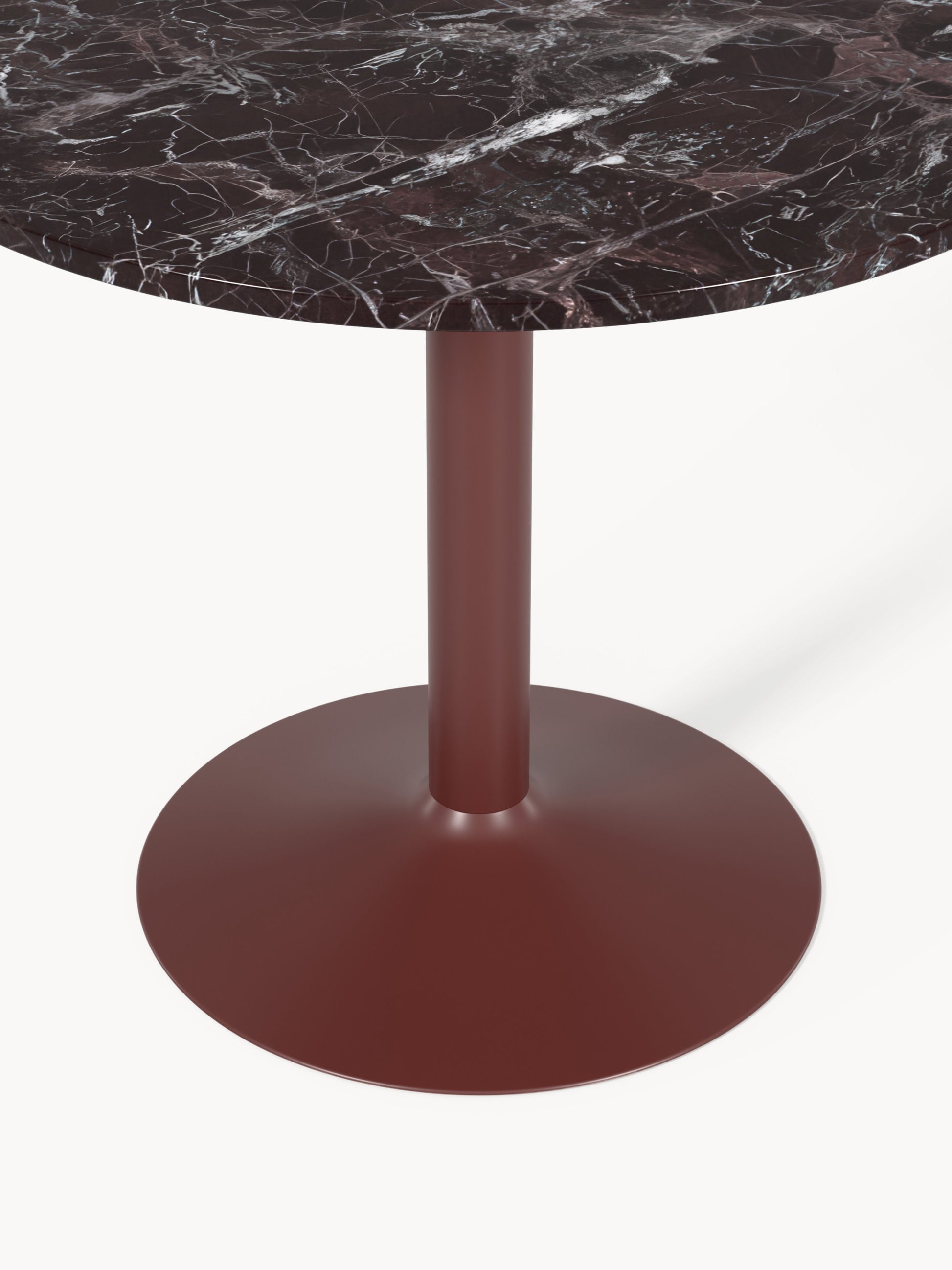Milvetta Round Marble Dining Table, Ø 90 cm
