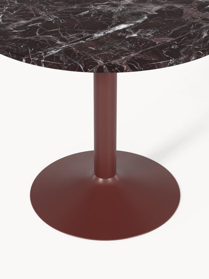 Milvetta Round Marble Dining Table, Ø 90 cm