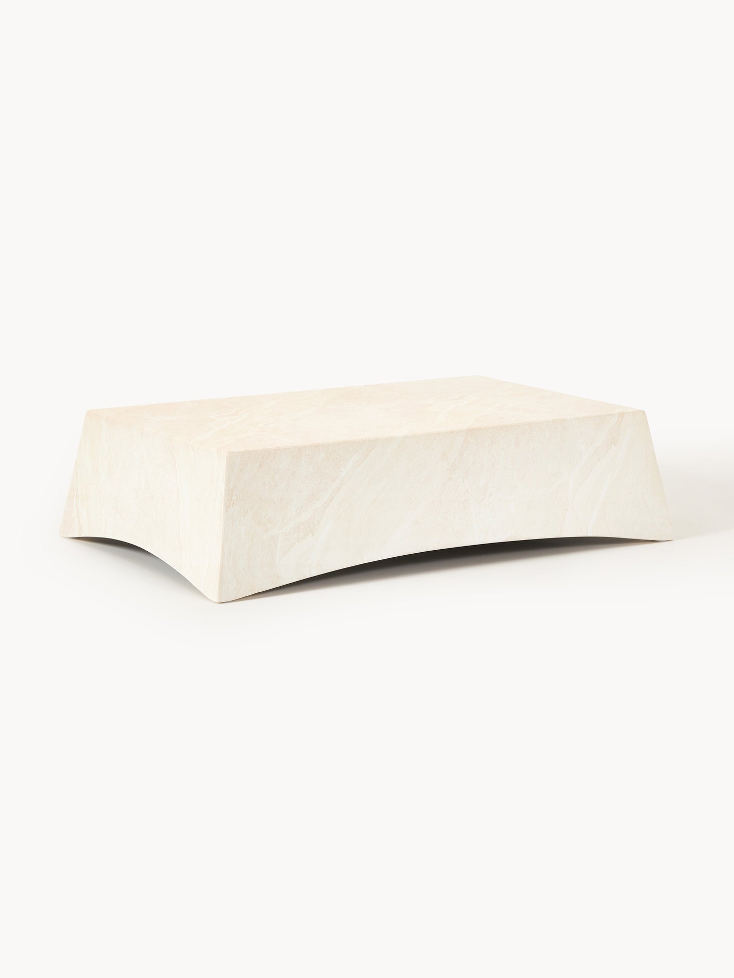Mohrada Indoor & Outdoor Coffee Table in Travertine Look, W 120 cm