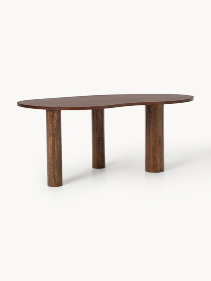 Narbell Oak Dining Table with Organic Shape, in Various Sizes