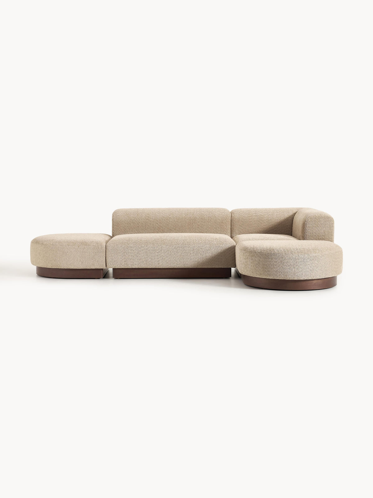 Natriva Modular Teddy Bouclé Corner Sofa