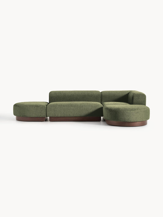 Natriva Modular Teddy Bouclé Corner Sofa