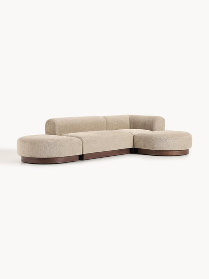 Natriva Modular Teddy Bouclé Corner Sofa