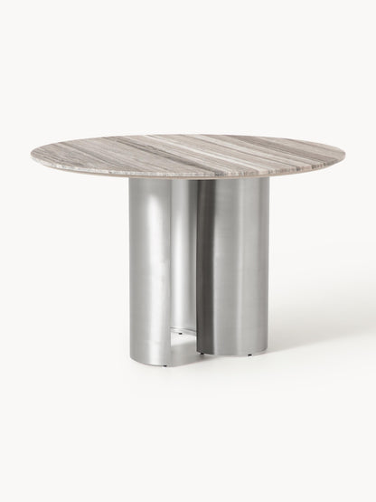 Nomarco Round Dining Table with Marble Tabletop, Ø 120 cm