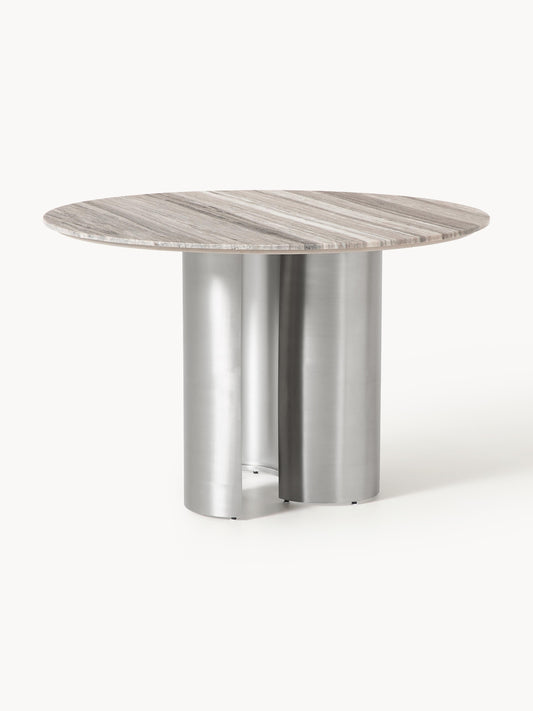 Nomarco Round Dining Table with Marble Tabletop, Ø 120 cm