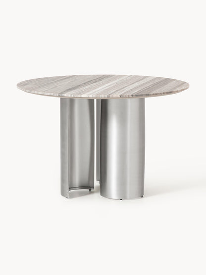 Nomarco Round Dining Table with Marble Tabletop, Ø 120 cm