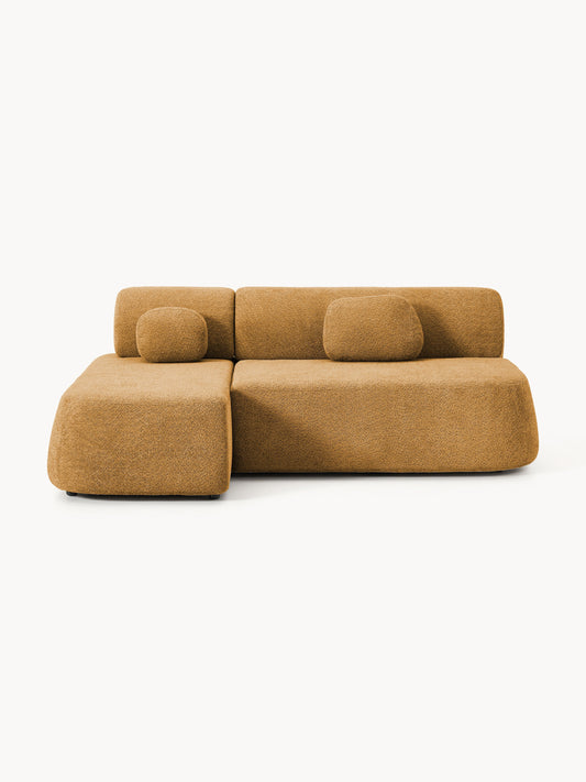 Paorella Teddy Bouclé Sofa Bed with Storage