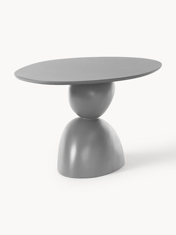 Sahbria Oval Dining Table with Organic Design, 180 x 90 cm